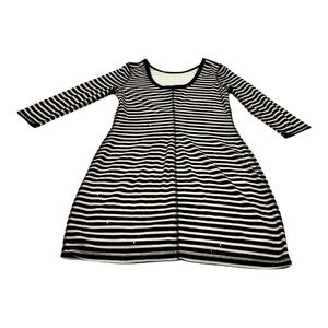 Express Black and White Raglan Sleeve Mini Dress